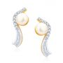 Sulo Pearl Earrings by KaratCraft