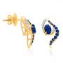 Effiem Diamond and Sapphire Earrings