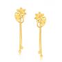 Sorona plain gold earrings
