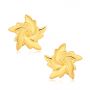 Faun plain gold floral Earrings