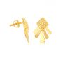 Draper Plain Gold earrings