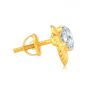 Oro single stone Earring