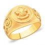 Ganadhakshya Ganesha Gold Ring by KaratCraft