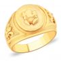 Veerganapati Gajanand Gold Ring by KaratCraft