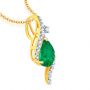 Rubina Emerald Pendant set