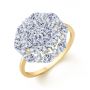 Chunky Floral Ring by KaratCraft