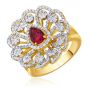 Ressa Ruby Cocktail Ring by KaratCraft