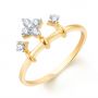 Coronet Gold And Diamond Ring by KaratCraft
