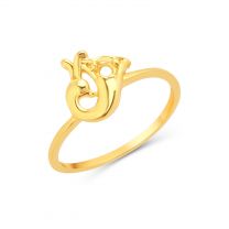 Peacock Gold Ring
