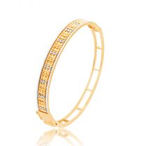 Golden Spaces Bangle by KaratCraft