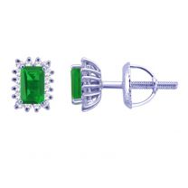 Leah Diamond Earrings  Studs by KaratCraft