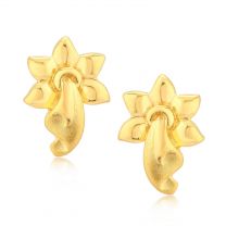 Flona Plain Gold Earrings