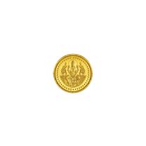Laxmi 0.5 grams 995 24 kt Gold Coin by KaratCraft