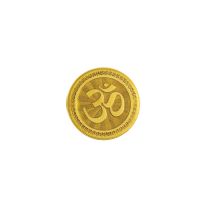 Om 10 grams  24 Kt 995 Gold Coin by KaratCraft