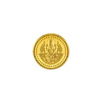 Laxmi 10 grams 916 22 kt Gold Coin by KaratCraft