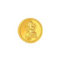 Punyaniti 20 grams 995 24 Kt Ganesh Gold Coin by KaratCraft