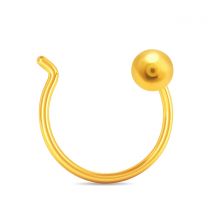 Gold Ball Nose Pin