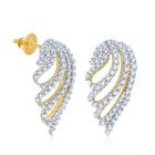 Chryssia Earrings Studs by KaratCraft