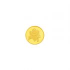 Rose 0.5 grams 995 24 kt Gold Coin by KaratCraft