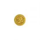 Prem 2 grams 999 purity 24 kt Om Gold Coin by KaratCraft