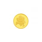 Rose 10 grams 916 22 kt Gold Coin by KaratCraft