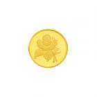 Rose 20 grams 995 24 kt Gold Coin by KaratCraft