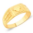 Samarth Gold Ring by KaratCraft