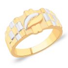 Grille Gold Ring by KaratCraft