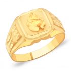 Kshamakaram Ganesha Gold Ring by KaratCraft