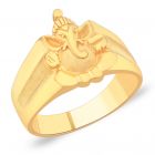 Vishwamukha Ganapati Gold Ring by KaratCraft