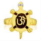 Fortune Turtle Om Ring by KaratCraft