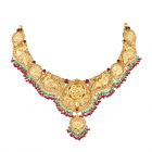 Lasaka Gold Necklace by KaratCraft