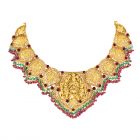 Devika Gold Necklace by KaratCraft