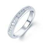 Valentio Platinum Engagement Ring by KaratCraft
