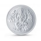 Laxmi 100 gram Silver Coin by KaratCraft