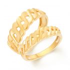 Unending Gold Couple Rings by KaratCraft