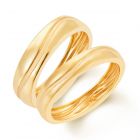 Life Flow Couple Rings by KaratCraft