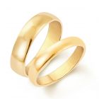 Conections Couple Wedding Rings by KaratCraft