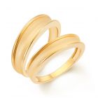 Love Band Couple Rings by KaratCraft