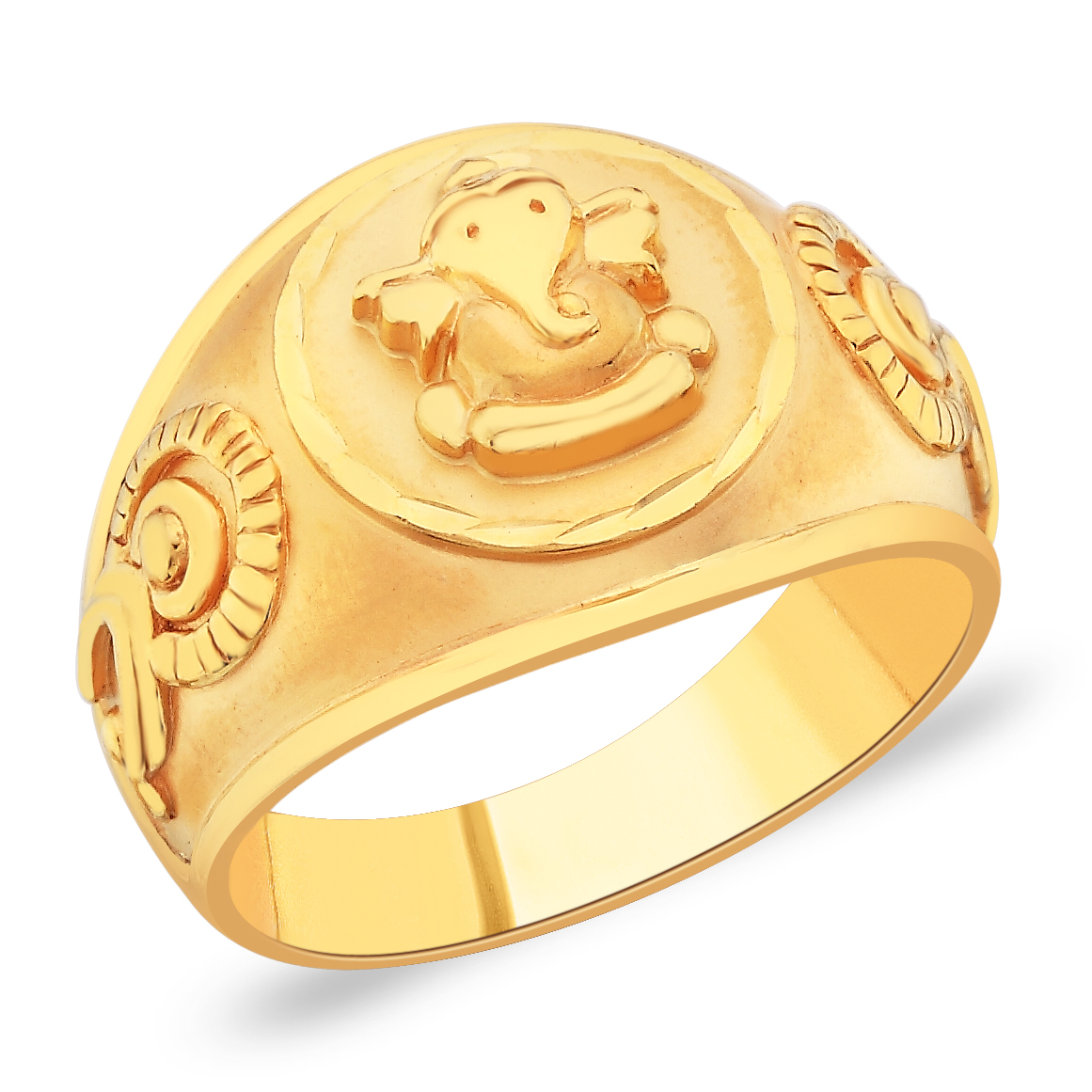 22kt Ganesh ji Design Gold Ring – Welcome to Rani Alankar